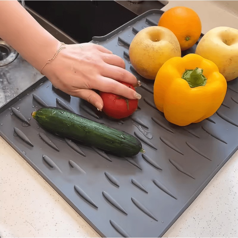 QuickDry Silicone Dish Drying Mat 1