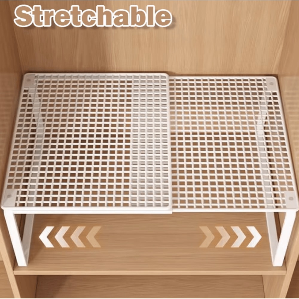 FlexiStack Wardrobe Shelf Divider Organizer 0