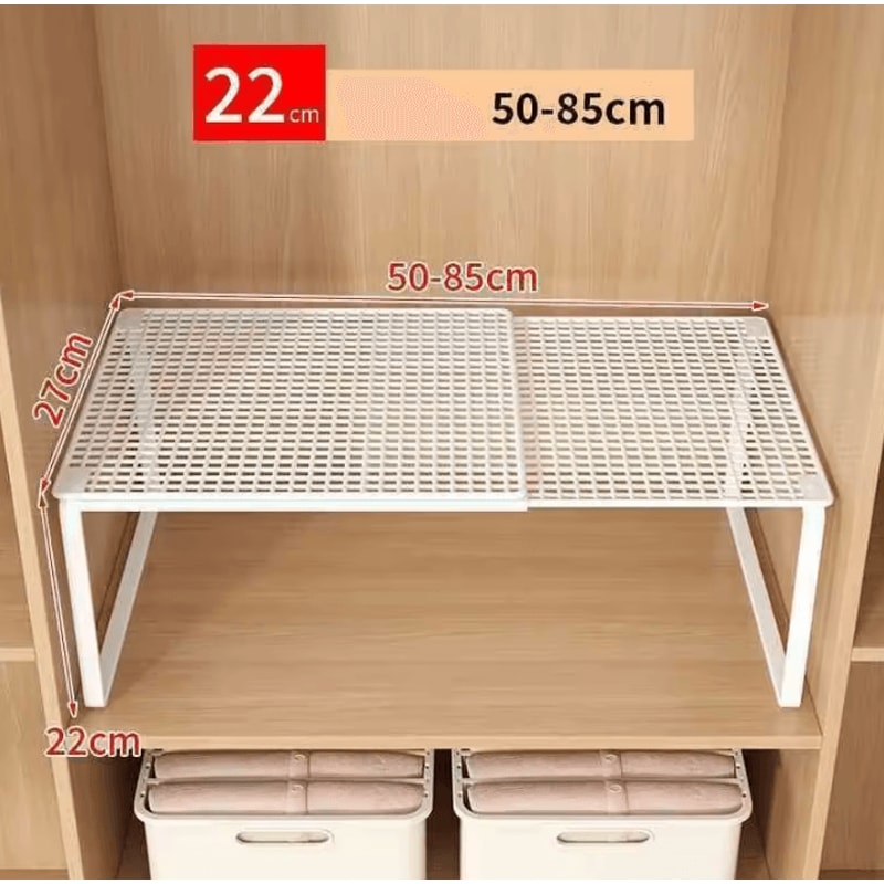 FlexiStack Wardrobe Shelf Divider Organizer 4