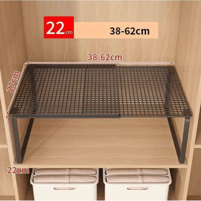 FlexiStack Wardrobe Shelf Divider Organizer 5