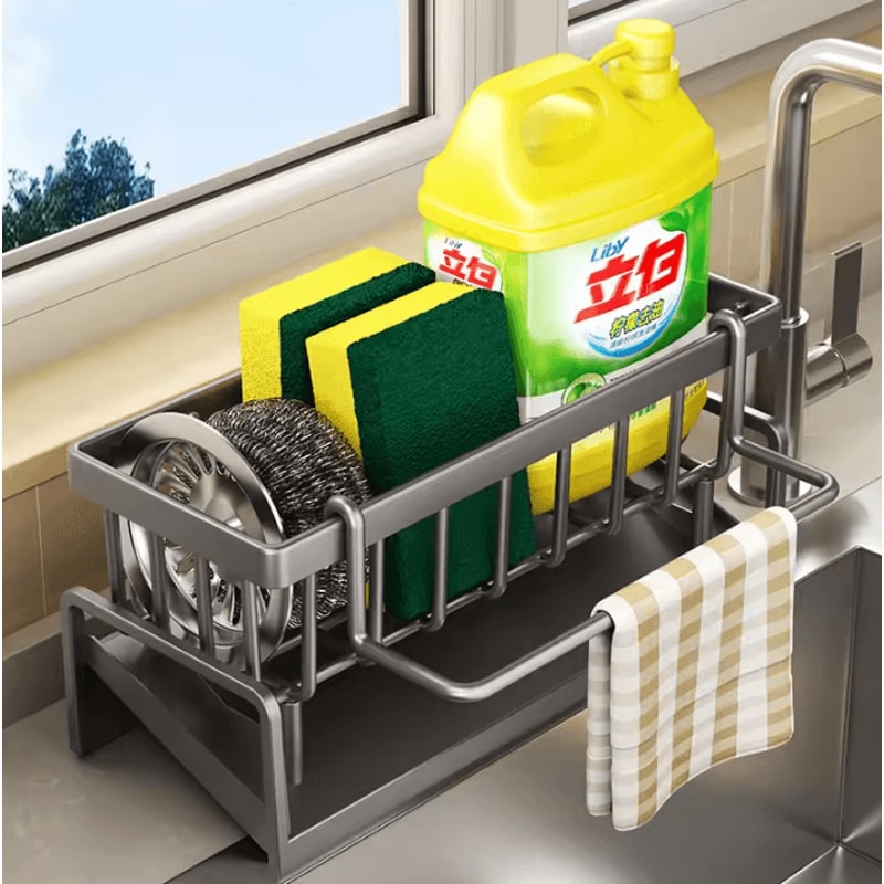 DrainFlow Kitchen Sink Organizer Rack 1