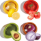 FreshSeal Transparent Produce Storage Box Set 4