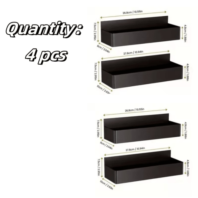 MagniSpace Refrigerator Storage Basket Set 4