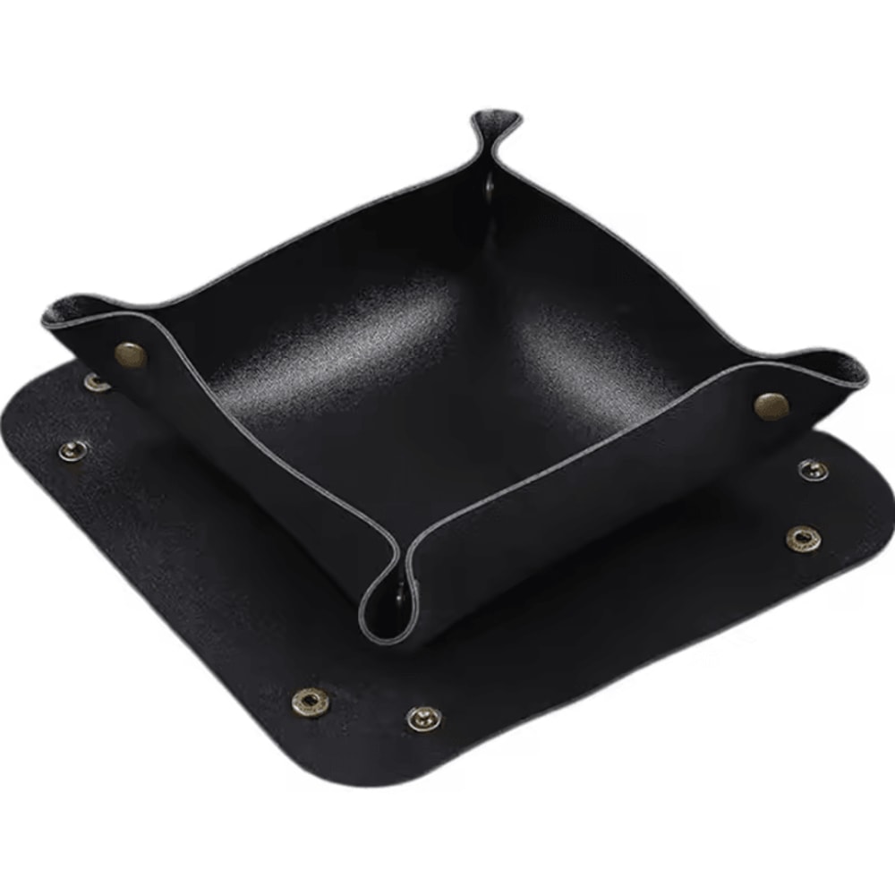 VaultCraft Leather Valet Tray Organizer 0