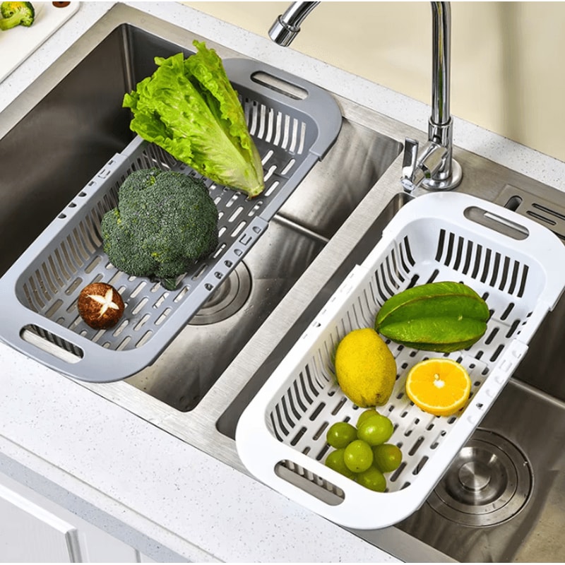 FlexDrain Adjustable Sink Storage Rack 0