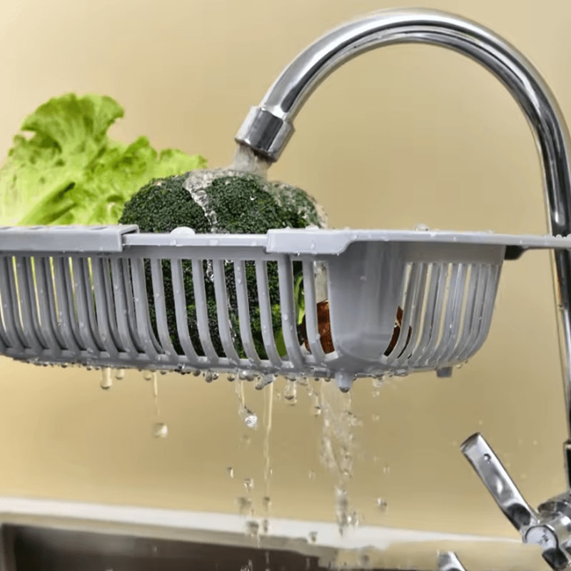 FlexDrain Adjustable Sink Storage Rack 2