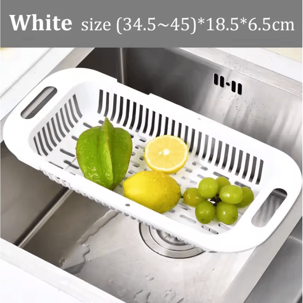 FlexDrain Adjustable Sink Storage Rack 4