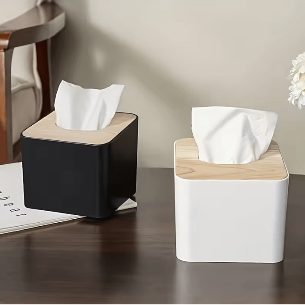 NordLid Wooden Cover Tissue Storage Box 1