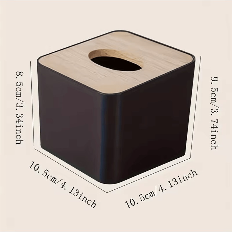 NordLid Wooden Cover Tissue Storage Box 4
