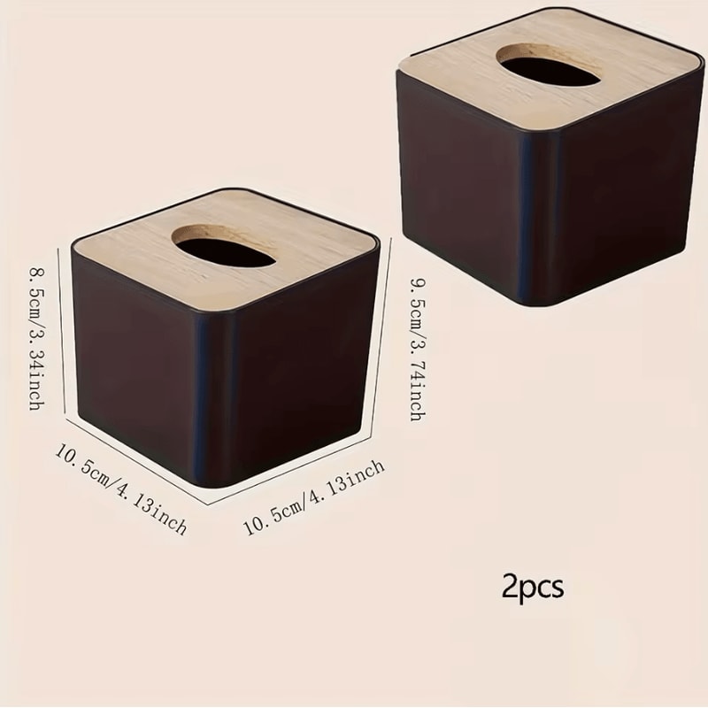 NordLid Wooden Cover Tissue Storage Box 5