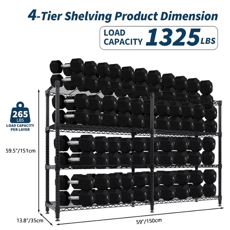 TitanStack Heavy Duty Metal Storage Shelves 2