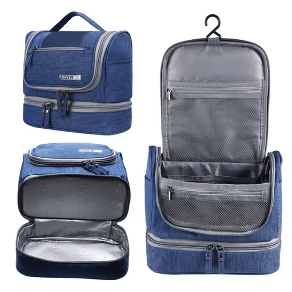 Portable Hanging Toiletry Bag Travel Makeup Organizer Case 0