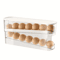 Automatic Rolling Egg Organizer Refrigerator Storage Box 3