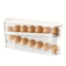 Automatic Rolling Egg Organizer Refrigerator Storage Box 3