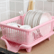AquaFlow Kitchen Dish Drying Rack With Drain Board Utensil Holder 1