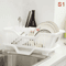 AquaFlow Kitchen Dish Drying Rack With Drain Board Utensil Holder 4