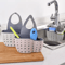 FlexDrain Kitchen Sink Caddy Adjustable Sponge Soap Holder Rack 1