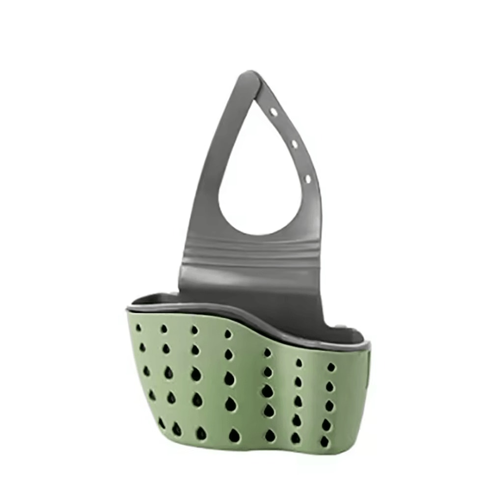 FlexDrain Kitchen Sink Caddy Adjustable Sponge Soap Holder Rack 5