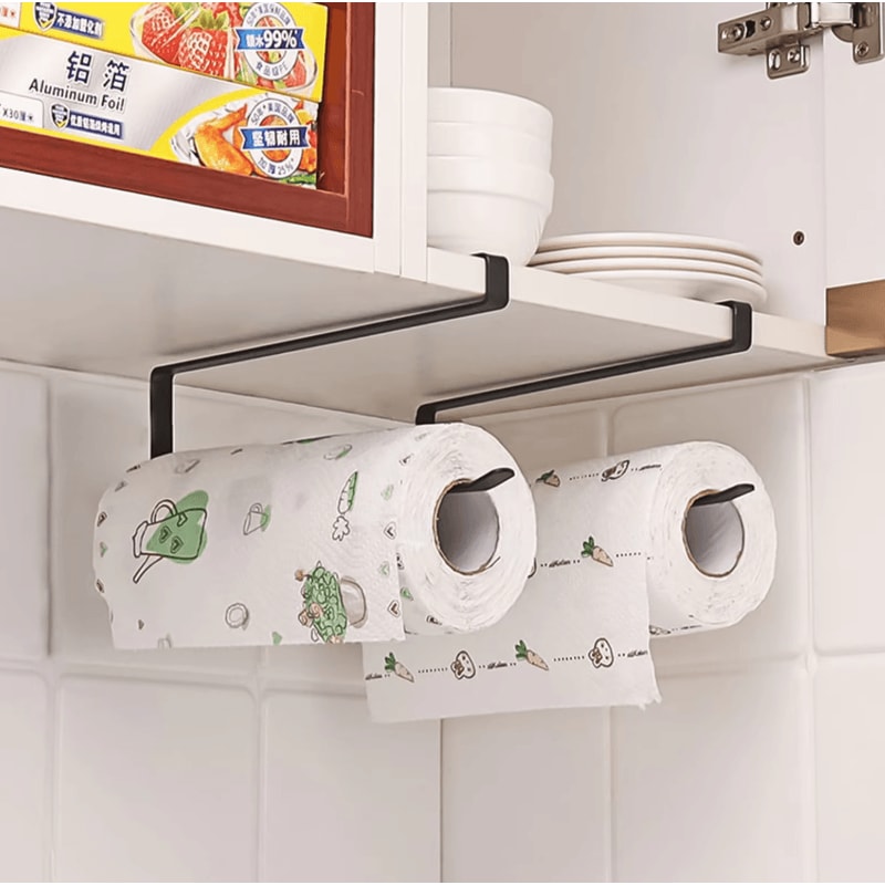 QuickHang PunchFree Paper Towel Tissue Holder Rack 0