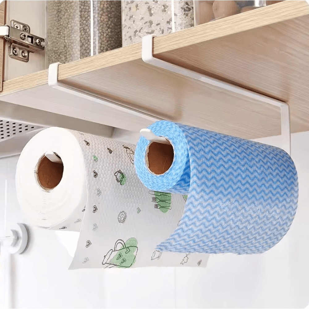 QuickHang PunchFree Paper Towel Tissue Holder Rack 1