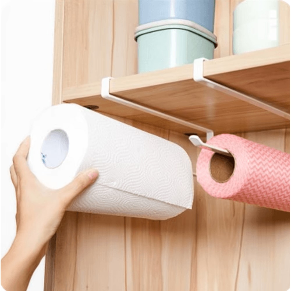 QuickHang PunchFree Paper Towel Tissue Holder Rack 2