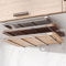 SlideStore Under Cabinet Cutting Board Pot Lid Organizer Rack 4