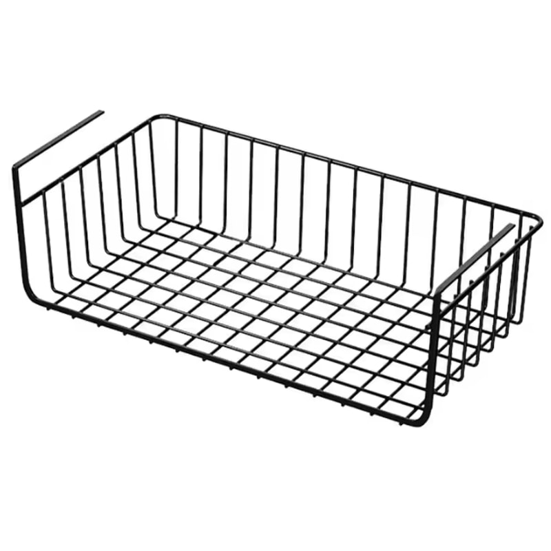 SpaceNest Hanging Under Cabinet Storage Basket Large Capacity Metal Organizer 3