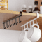 HookNest Wall Mounted Mug Kitchen Storage Rack 0