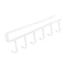 HookNest Wall Mounted Mug Kitchen Storage Rack 4