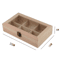 TeaHaven Wooden Tea Storage Box 6 Grid Tea Bag Organizer Chest 3