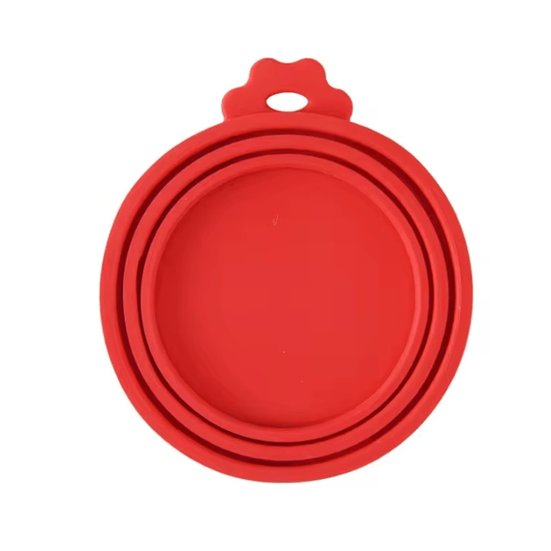 PawFresh Silicone Pet Food Can Lid Reusable Airtight Cover For Dog Cat Food 5