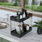 SpaceFlow 3Piece Under Sink Organizer Set MultiSize Bathroom Kitchen Storage Racks 2