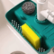 SplashGuard Silicone Faucet Drain Pad Sink Splash Sponge Organizer 1
