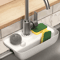 SplashGuard Silicone Faucet Drain Pad Sink Splash Sponge Organizer 3