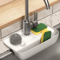SplashGuard Silicone Faucet Drain Pad Sink Splash Sponge Organizer 3