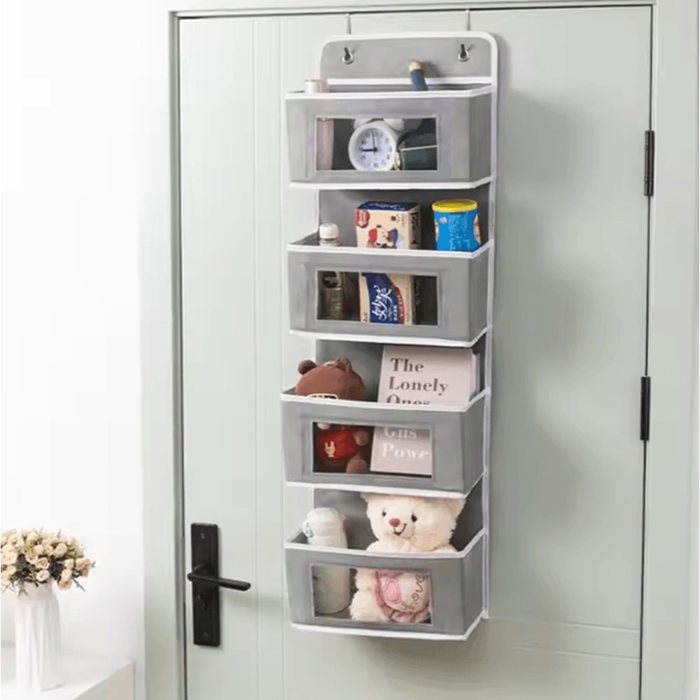 FlexPocket 4Layer Hanging Fabric Storage Organizer Bag 0