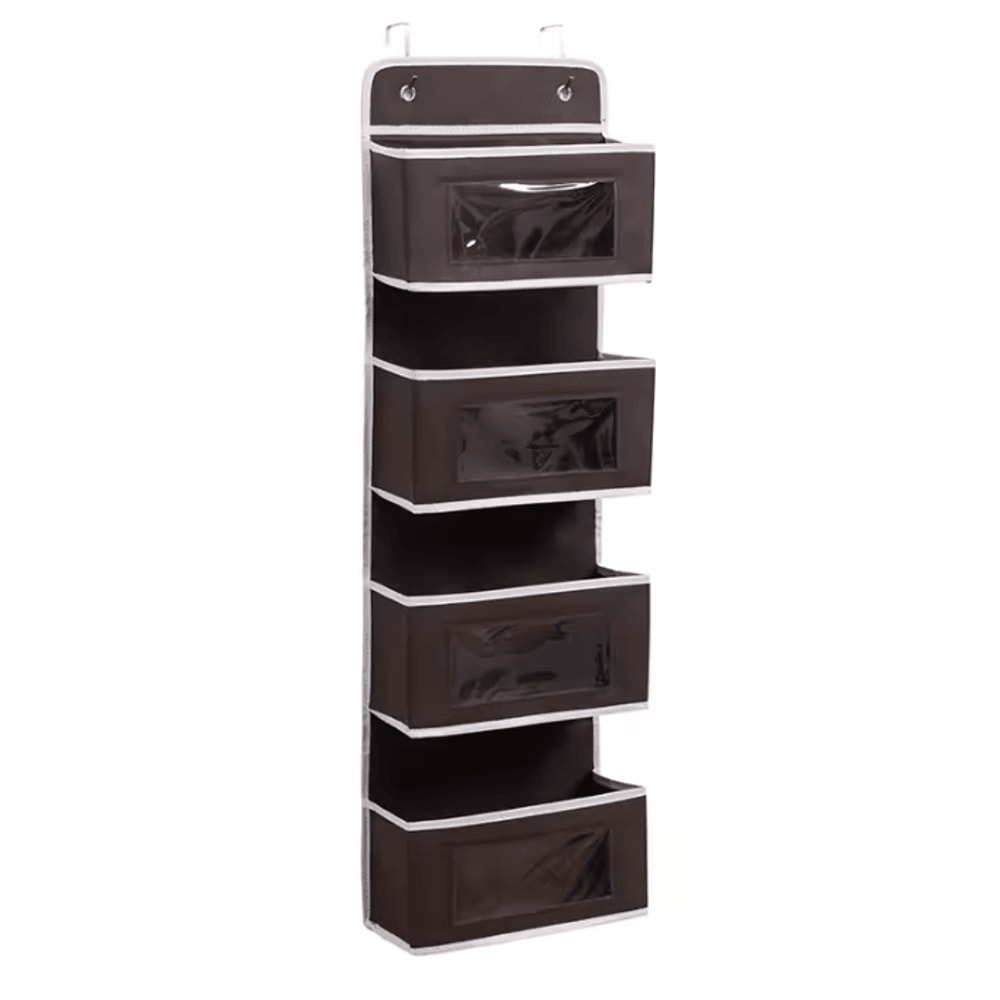 FlexPocket 4Layer Hanging Fabric Storage Organizer Bag 4