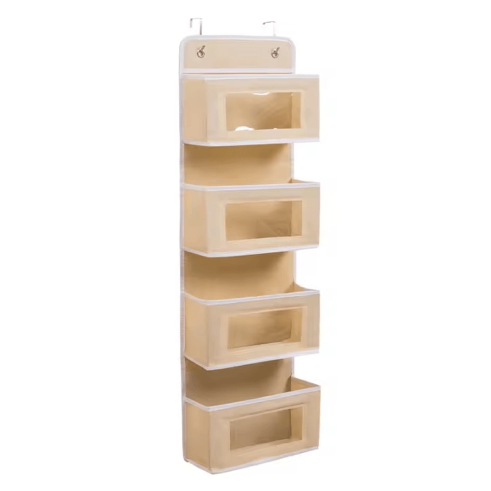 FlexPocket 4Layer Hanging Fabric Storage Organizer Bag 5