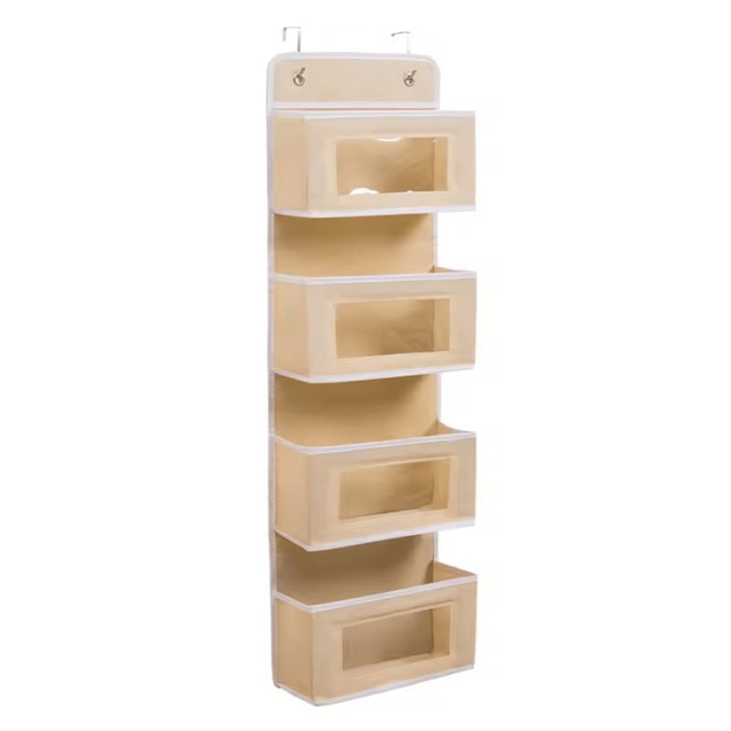 FlexPocket 4Layer Hanging Fabric Storage Organizer Bag 5
