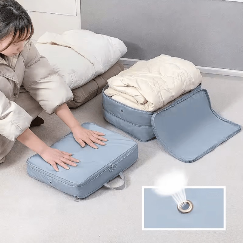 Travel Compression Packing Cubes For Luggage Organization 0