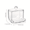 Clear Cotton Swab Pad Organizer Dispenser With Lid 4