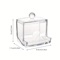 Clear Cotton Swab Pad Organizer Dispenser With Lid 4