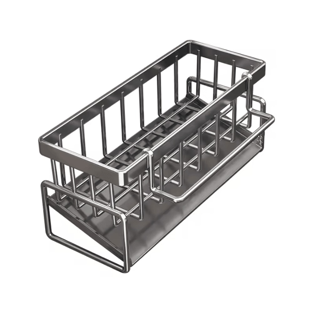 Automatic Drain Kitchen Sink Organizer Rack With Towel Holder 1