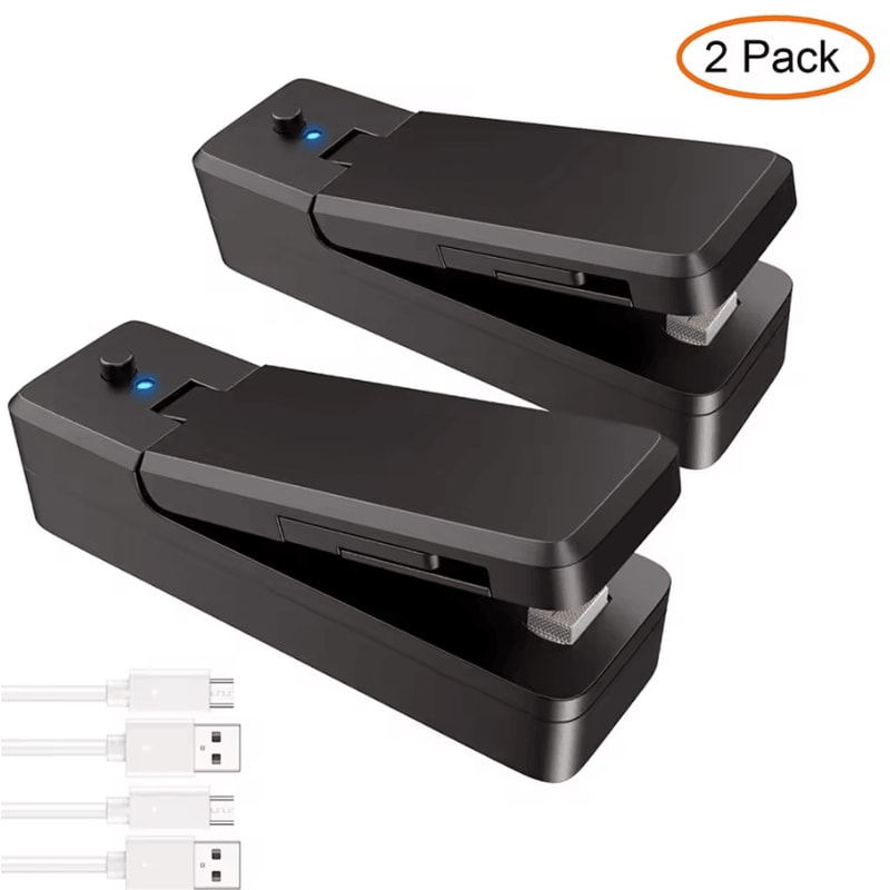 USB Rechargeable Mini Bag Sealer Cutter For Food Storage 0