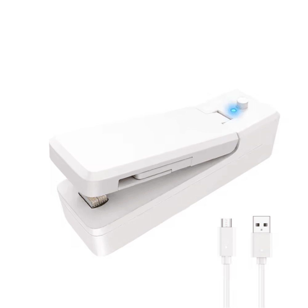 USB Rechargeable Mini Bag Sealer Cutter For Food Storage 3