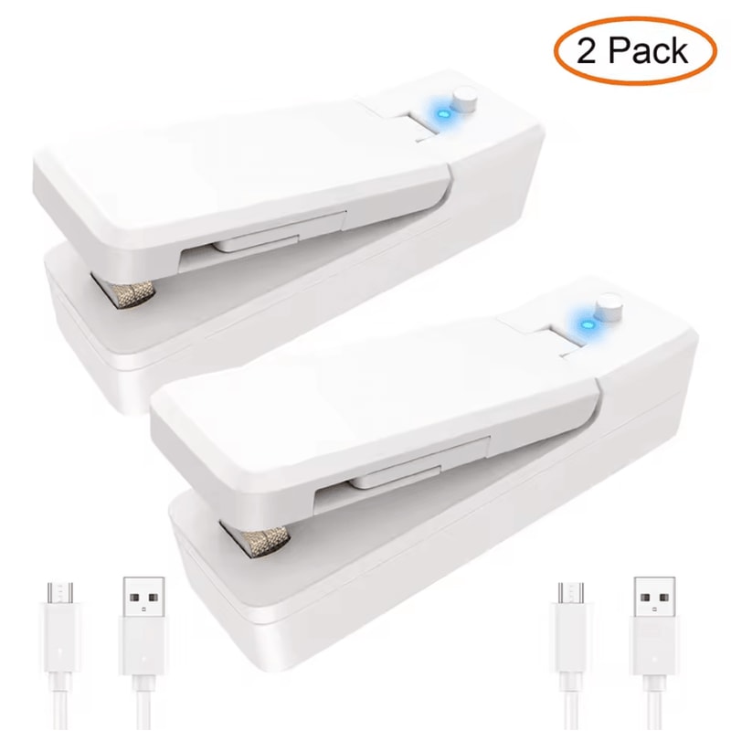 USB Rechargeable Mini Bag Sealer Cutter For Food Storage 4