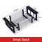 Extendable Stainless Steel Sink Drain Rack For Dish Produce Washing 4