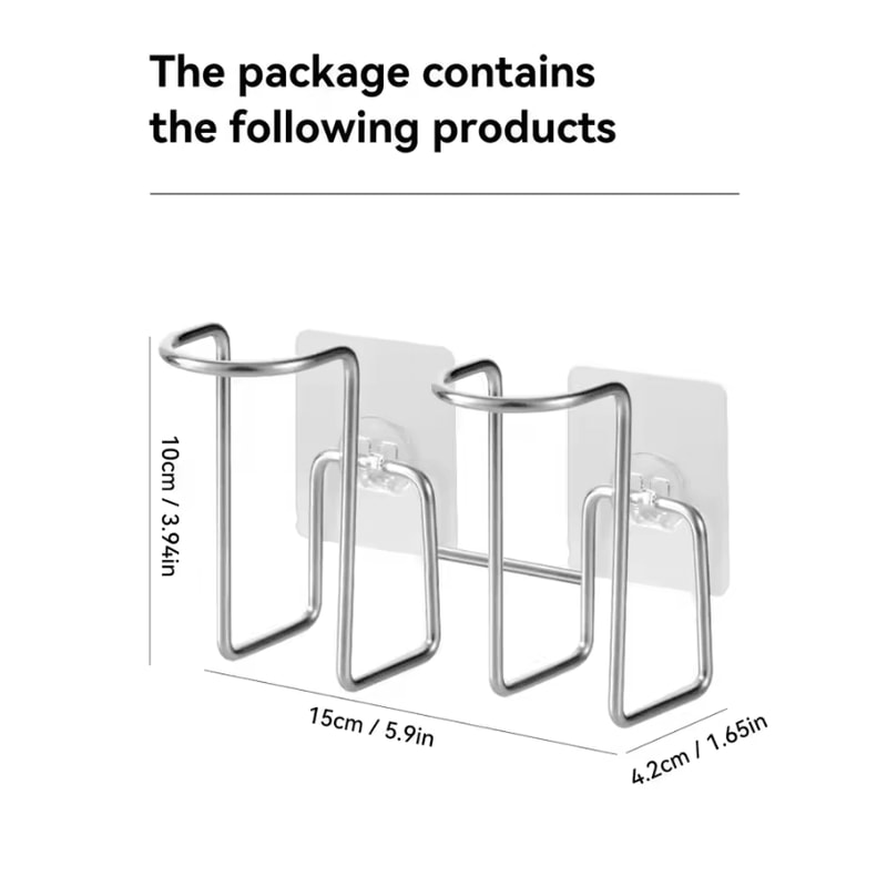 WORTHBUY Wall Mounted Disposable Paper Cup Holder 5