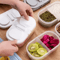 Double Compartment Food Storage Jar With Sealed Lid 0
