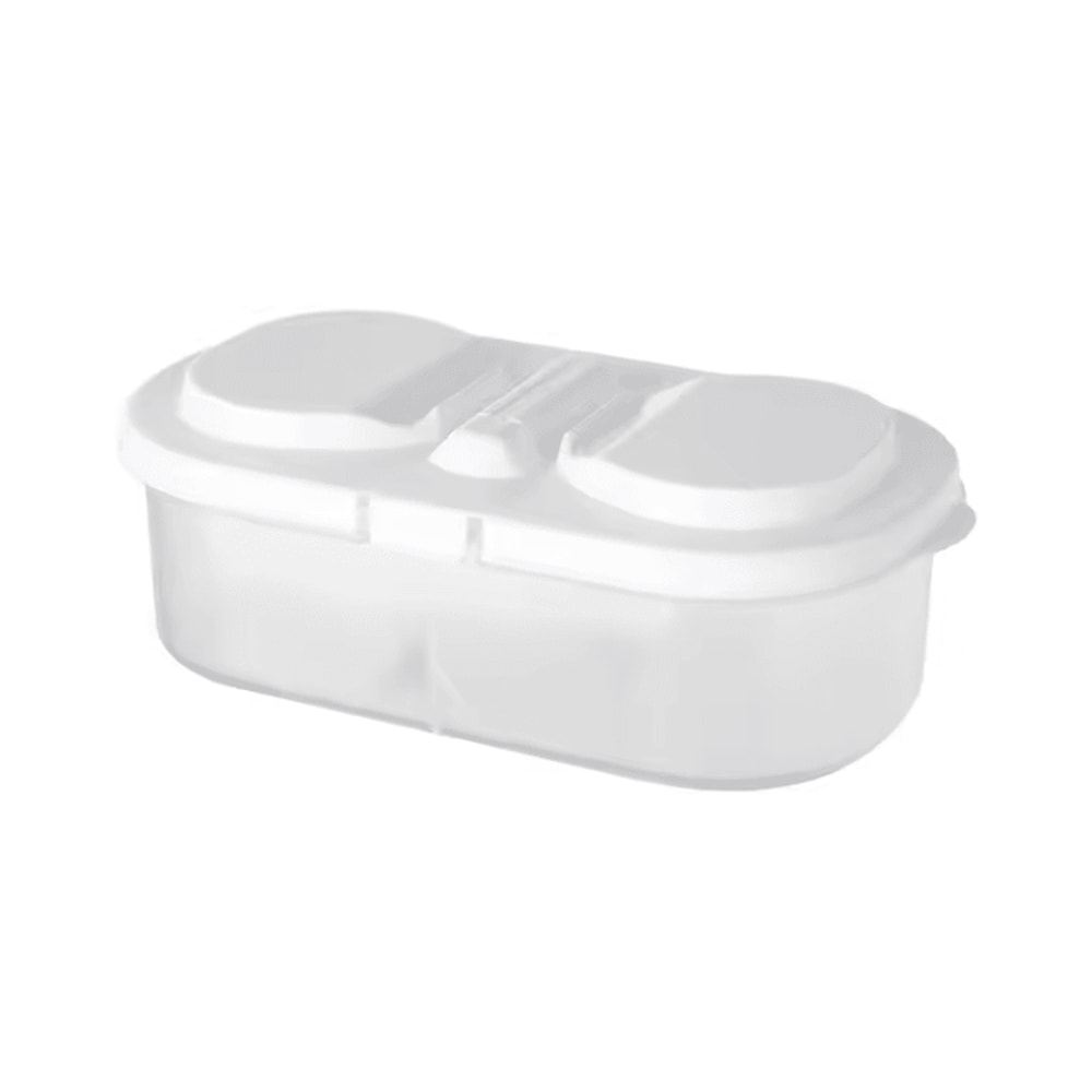 Double Compartment Food Storage Jar With Sealed Lid 3